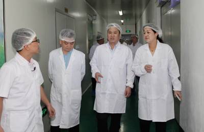 国家工商总局督察组领导莅临绿之韵集团指导保健食品销售工作